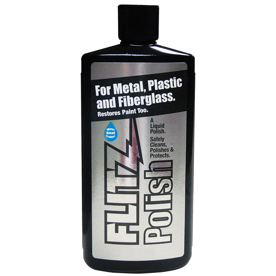 Flitz Concentrated Liquid Metal Polish for Brass Chrome Stainless 7.6 oz