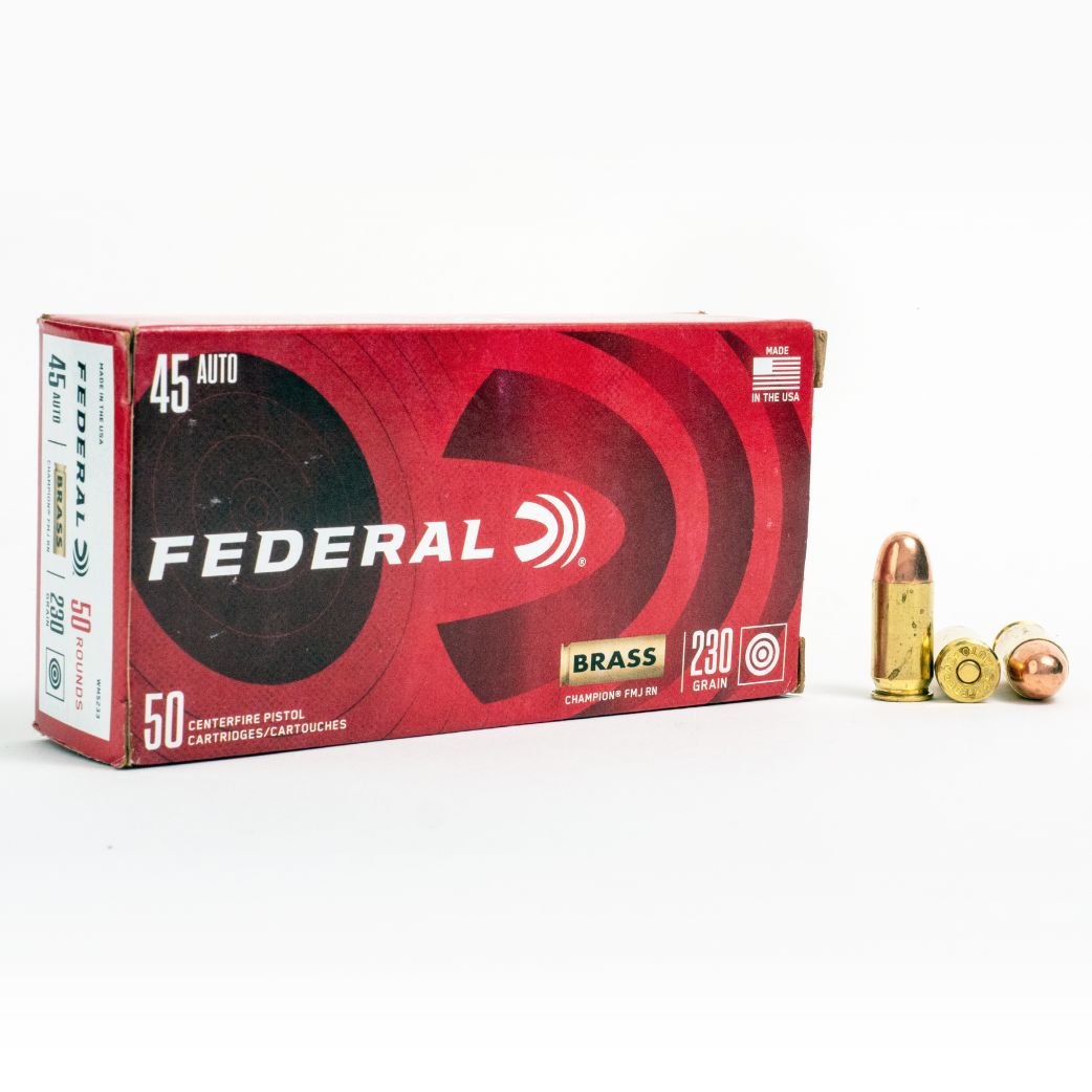 Federal WM5233 Champion 45 ACP 230 gr Full Metal Jacket (FMJ)
