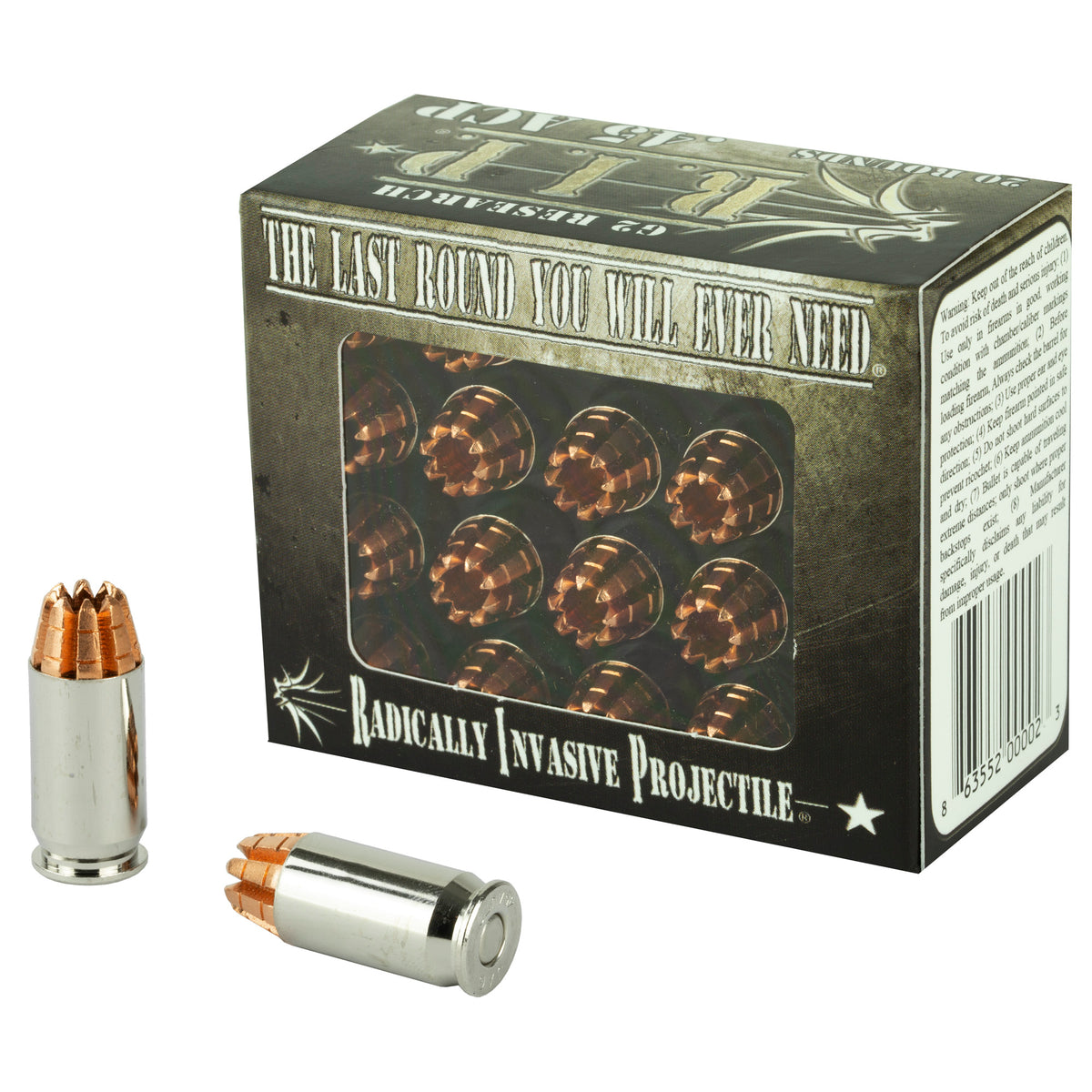G2 Rip Bullet G2 Research RIP 45ACP 162 Grain Lead Free Copper 20 Round Box Californ ...