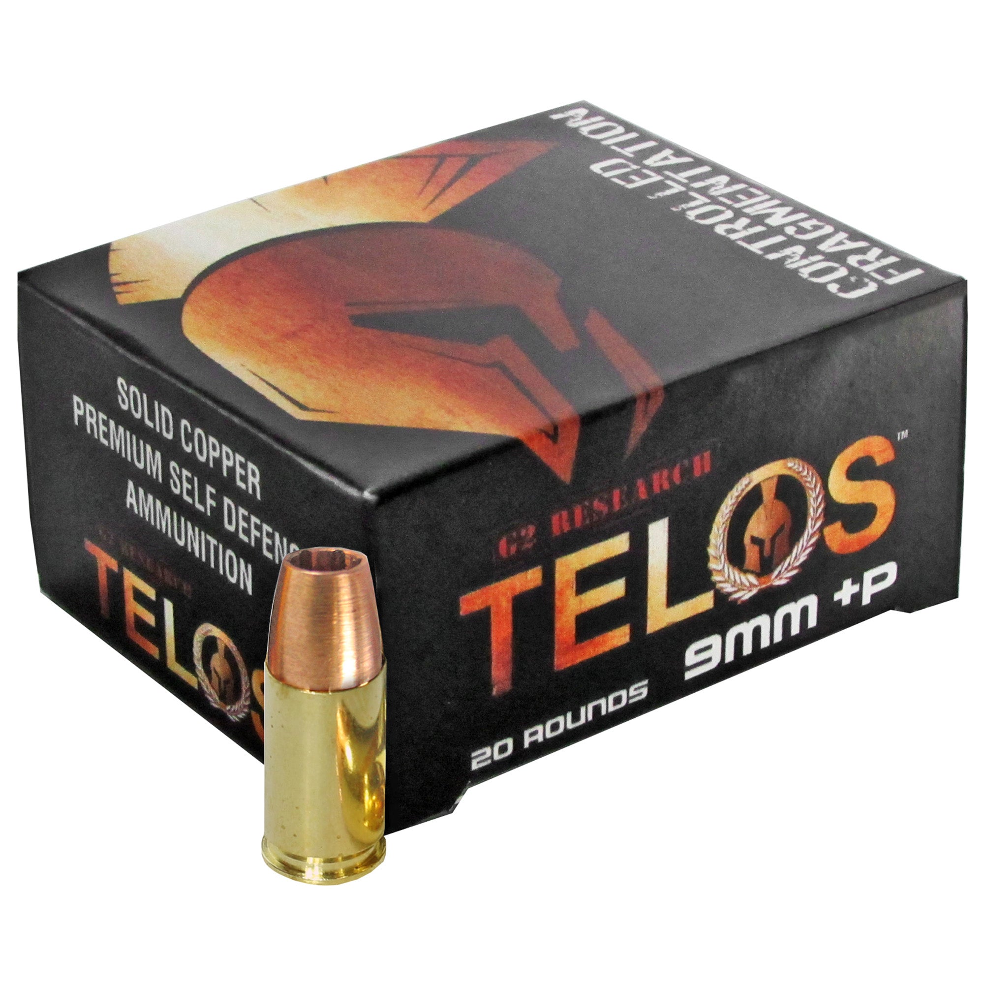 G2 Research Telos Copper Fracturing Copper Hollow Point 92 Grain 9mm Luger/Parabellum 1210 fps