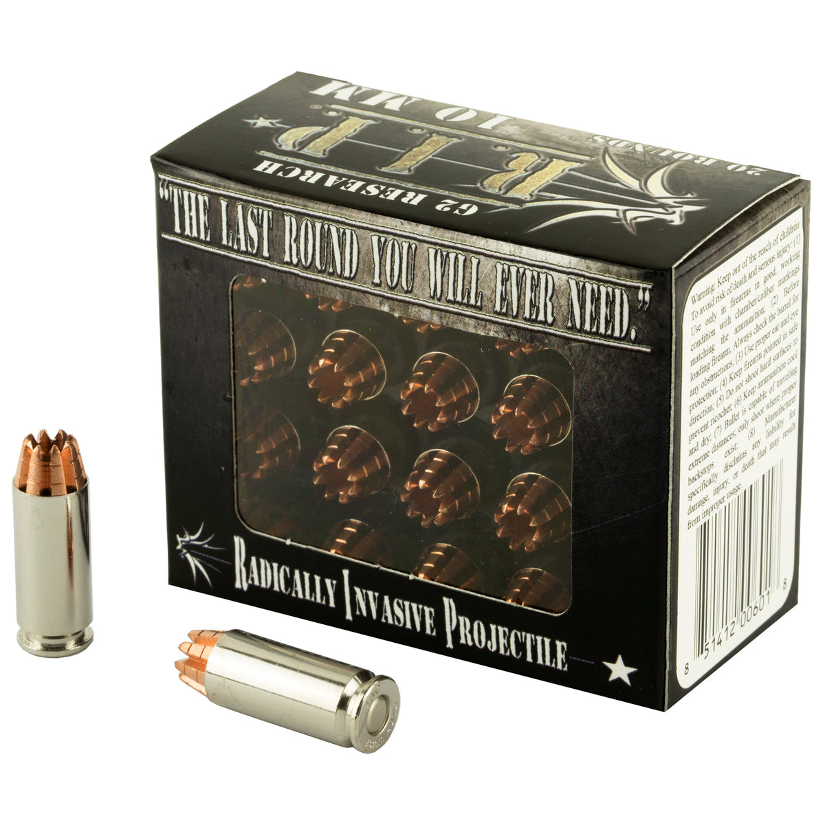 G2 Research RIP Copper Fracturing Hollow Point 115 Grain 10mm Auto 1220 fps