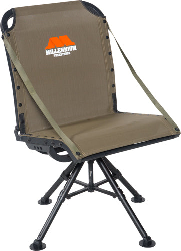 Millennium 4-Leg Adjustable Swivel Ground Blind Hunting Chair