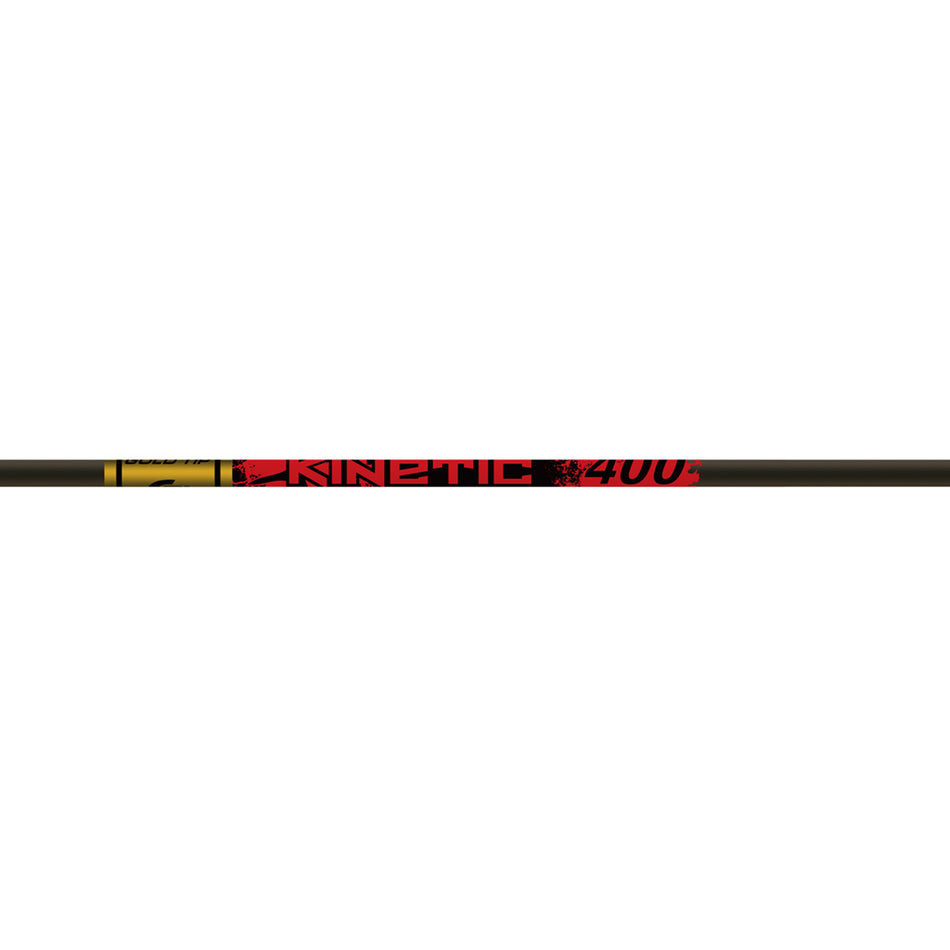Gold Tip Kinetic 400 Spine Carbon Shafts - Dozen Pack