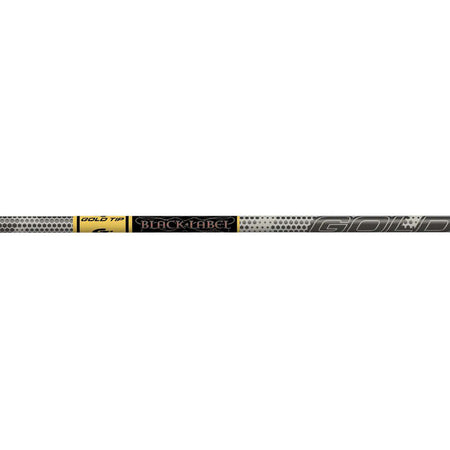 Gold Tip Black Label Laser-Sorted Carbon Arrow Shafts 300 Spine - Dozen