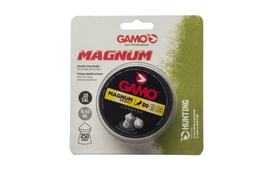 Gamo .22 Magnum Spire Point Airgun Pellets, Double Ring, Lead Projectile, 250-Count Tin