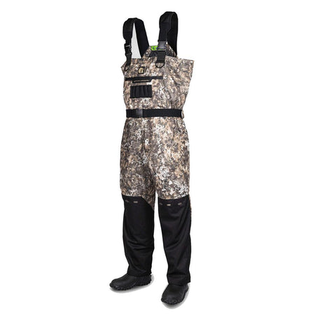 Gator Waders Shield Men's Insulated Breathable Waders Seven Camo Regular Sz 8