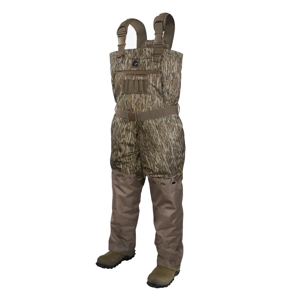 Gator Waders Shield Men's Breathable Insulated Waders Mossy Oak Bottomland Reg Sz 8