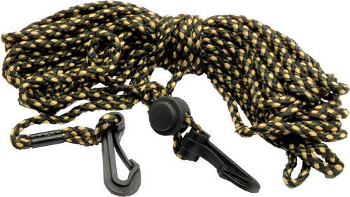 HME 25-Foot Bow Gear Hoist Rope with Heavy Duty Dual Clips
