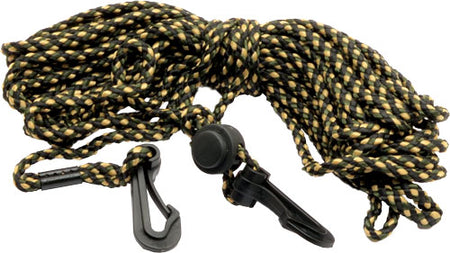 HME 25-Foot Bow Gear Hoist Rope with Heavy Duty Dual Clips