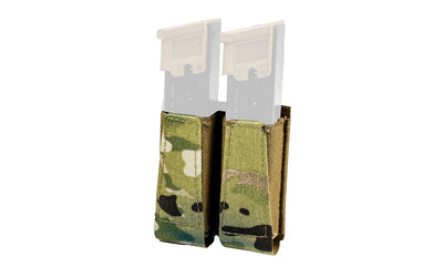 GBRS Group Double Pistol Mag Pouch, Bungee Retention, MOLLE/Belt, MultiCam, GEAR-DPMP-BR-MC