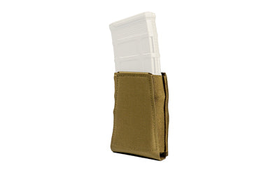 GBRS Group Single Rifle Magazine Carrier Pouch, Coyote Brown, MOLLE/Belt Mount, 1-Magazine Capacity