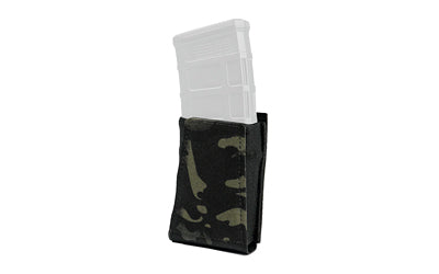 GBRS Group Single Rifle Magazine Carrier Pouch, MultiCam Black, MOLLE/Belt Mount, 1-Magazine Capacity