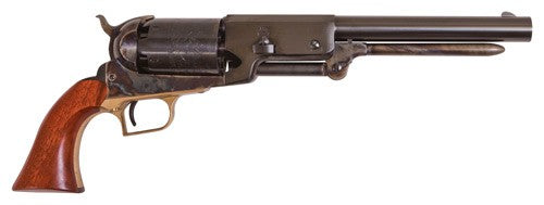 Cimarron 1847 Walker Dragoon Black Powder Revolver .44 Cal 9" Barrel Engraved Walnut Grip