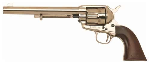 CIMARRON CAVALRY SCOUT 45LC FS 7.5" POLISHED NICKEL/WALNUT