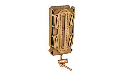 G-Code Scorpion Tall Pistol Magazine Carrier Pouch, Single and Double Stack Magazines, Tan DK-SS_P1-F04P04