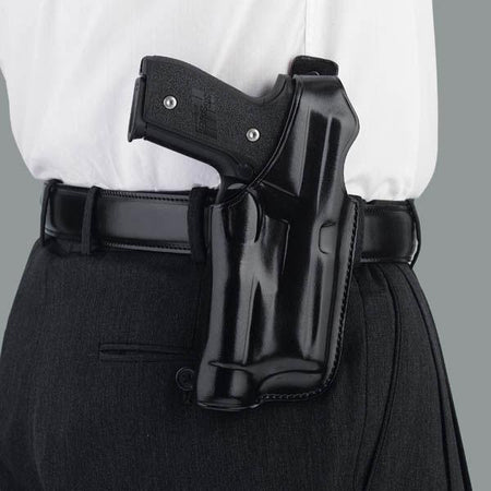 Galco Halo Black Right Hand Belt Holster for Sig Sauer P229 w/Weaponlight Rail