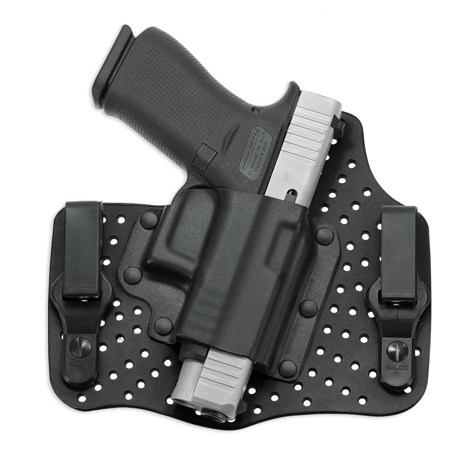 Galco KingTuk Air Kydex/Steerhide IWB Holster Glock 43 Black Right Hand