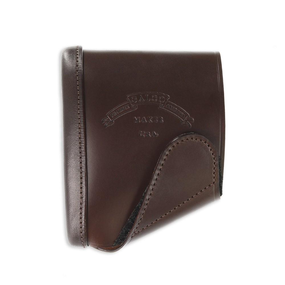 Galco Slip On Leather Recoil Pad Ambi Dark Havana Brown SM