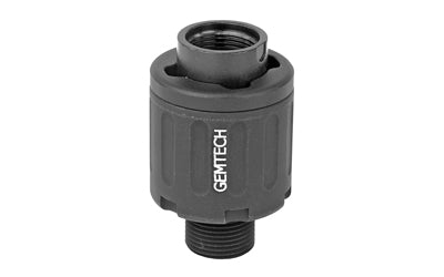 Gemtech 12201 Universal 22 QDA Adapter Assembly for Rimfire Suppressors, .22LR/.22 Mag, Black Finish