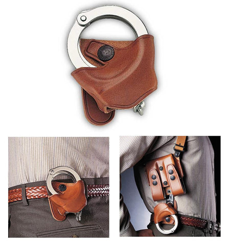 Galco SC7 Tan Cuff Case Left Hand Belt or System Mount