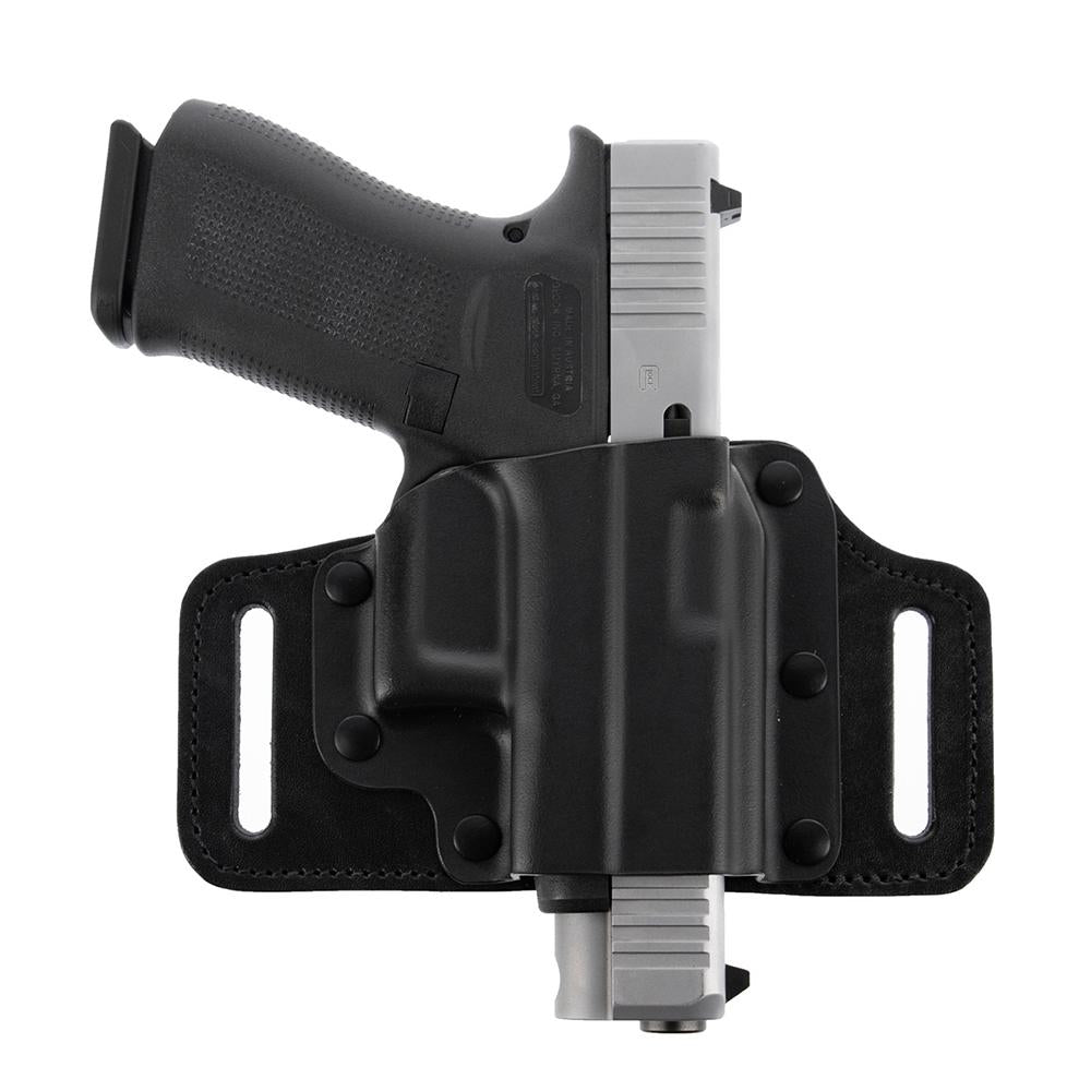 Galco TacSlide Kydex/Steerhide Belt Holster S&W M&P 9/40 4.25" Black RH