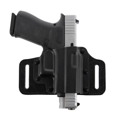 Galco TacSlide Kydex/Steerhide Belt Holster S&W M&P 9/40 4.25" Black RH