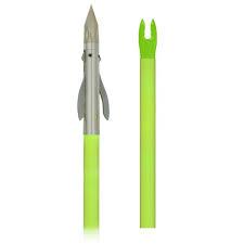 Muzzy Iron 2-Blade Bowfishing Arrow Chartreuse High-Visibility 32 Inch