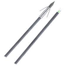 Muzzy Lighted X-Nock Carbon Bowfishing Arrow with Carp Fish Point