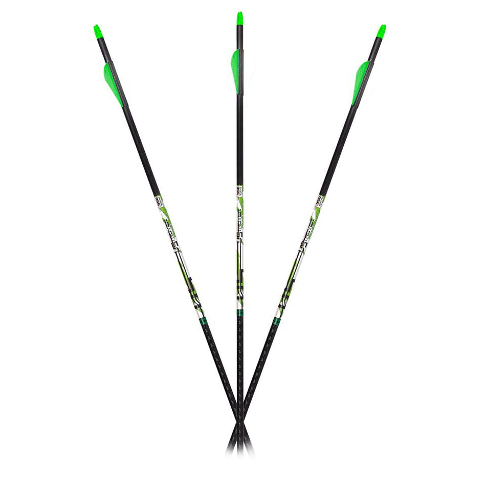Carbon Express D-Stroyer PileDriver 400 Spine Fletched Hunting Arrows 6 Pack