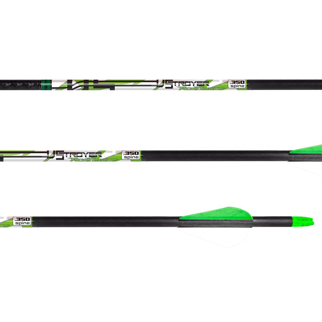 Carbon Express D-Stroyer PileDriver 350 Spine 6 Pk Fletched Carbon Arrows