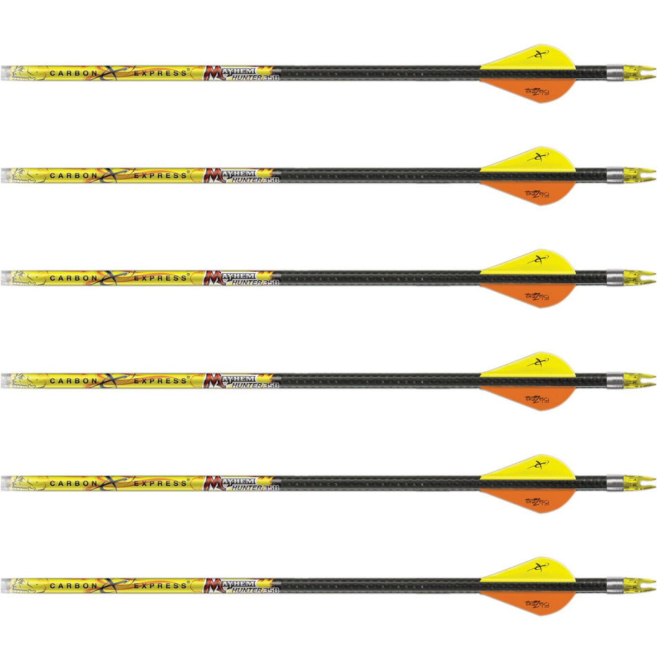 Carbon Express Mayhem Carbon Crossbow Bolt Set of 6