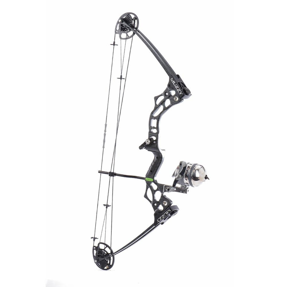 Muzzy Bowfishing V2 Right Hand Compound Bow with Spin Reel Kit