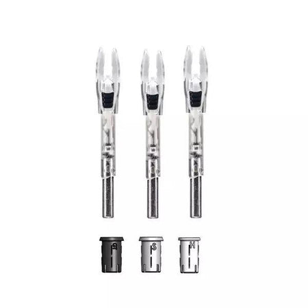 Nockturnal Shift Universal Arrow Lighted Nock Red & Green Strobing 3pk