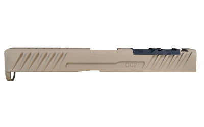 Grey Ghost Precision Version 3 Stripped Slide for Glock 17 Gen 5, RMR/DeltaPoint Pro Optic Cut, FDE Cerakote GGP-17-5-OC-FDE-V3