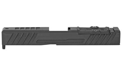 Grey Ghost Precision Glock 19 Gen 3 Slide, Dual Optic Cutout, Version 3 Pattern, Black Nitride Finish, GGP-19-3-OC-V3
