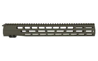 Grey Ghost Precision 15 Inch MLOK AR-10 Handguard with Picatinny Rail, Olive Drab Green Finish
