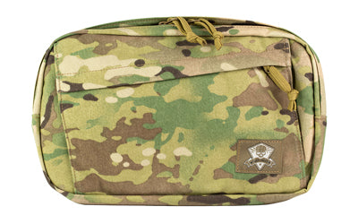 Grey Ghost Gear MultiCam Matte Nylon Crossbody Carry Bag, Dual Zipper Rain Guard CC Pocket, Breathable Air Mesh Back, EDC GTG5942-5
