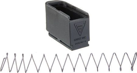 Ghost MOAB +4 Round Mag Extension for Glock 43X and 48 Black