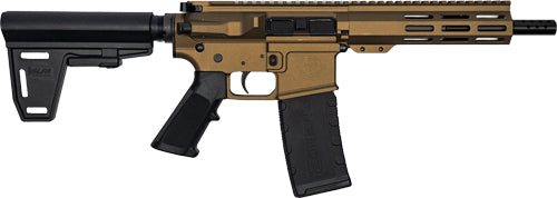 GLFA AR15 PISTOL W/BRACE 223 WYLDE 7.5" NITRIDE BBL BRONZE