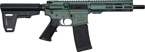 GLFA AR15 PISTOL W/BRACE 223 WYLDE 7.5" NIT CHARCOAL GREEN