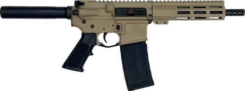 GLFA AR15 PISTOL 223 WYLDE 7.5" NITRIDE BARREL FDE