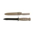 Glock Field Knife/Saw Back 6-1/2" Clip Point Blade Black Flat Dark Earth Bulk