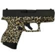 Glock 43 Custom "Leopard Print" Handgun 9mm Luger 6rd Magazines (2) 3.4" Barrel USA