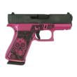 Glock 43X "Sugar Skull" Medusa Pink Handgun 9mm Luger 10rd Magazines(2) 3.4" Barrel Accessory Rail USA Made