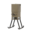 Boss Buck Fill Sled Feeder with Diverter Plate and Solar Panel 300lb