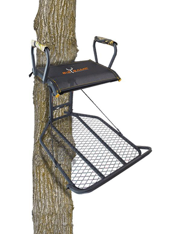 Big Game Captain XC Hang-On Treestand with Full Body Harness 300 lbs
