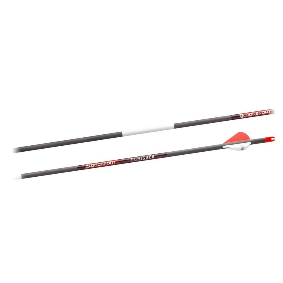 Bloodsport Punisher 400 Spine Hunting Arrow 6-Pack