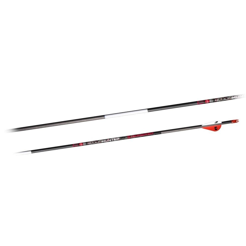 Bloodsport Bloodhunter 350 Spine Arrow 6-Pack with Blood Ring Tracking and Blazer Vanes