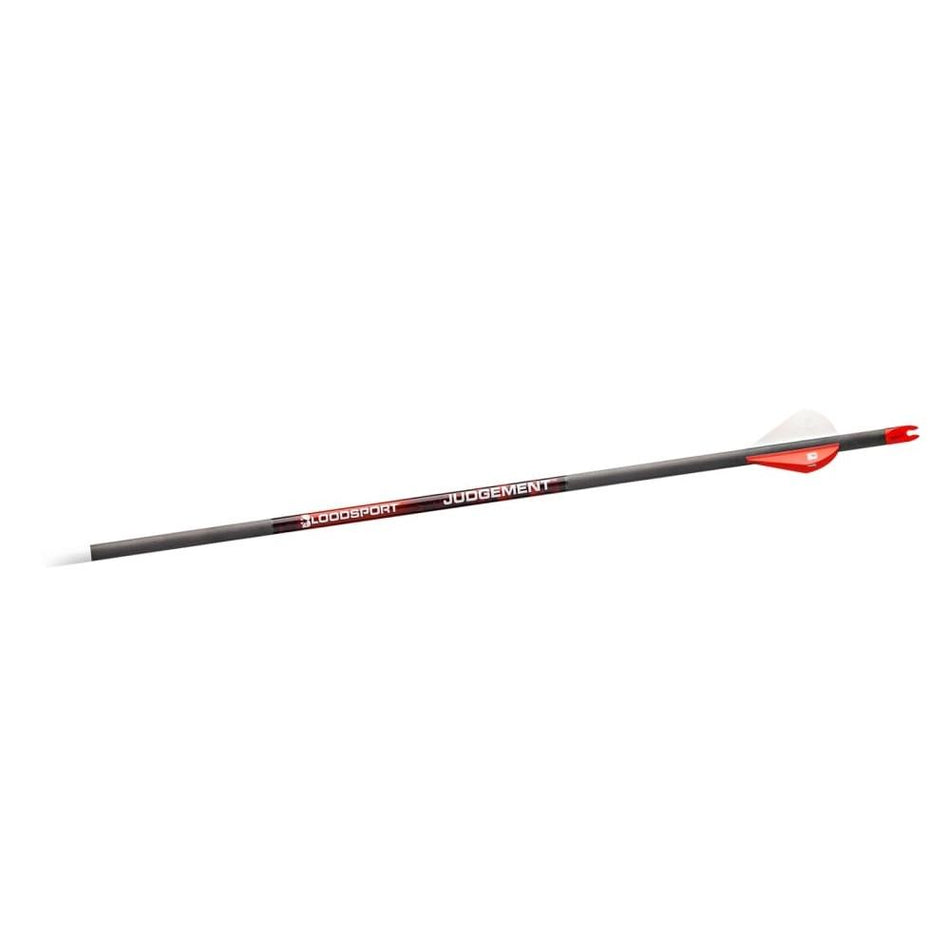 Bloodsport Judgement 400 Spine Hunting Arrow 6-Pack