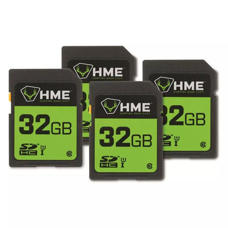 HME 32GB SDHC Memory Card 4-Count for Trail Cameras